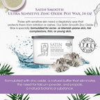 Satin Smooth Ultra Sensitive Zinc Oxide Wax, Hair Removal for Fine to Medium Hair, Safe for Delicate & Sensitive Skin, Waxing Kit, 14 oz, 1-Pack
