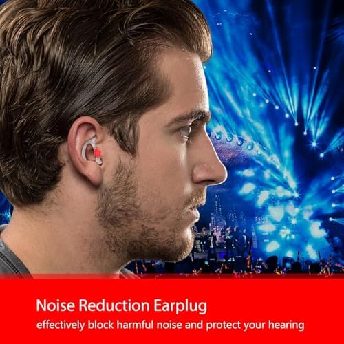Zeadio Triple Flanged Earpiece, Comfortable Silicone Earmould Earbud Earplug - Clear, Medium, Pair of 8