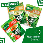 Cup-a-Soup Variety Pack Bundle - Includes Chicken Noodle, Creamy Mushroom, and Creamy Tomato Instant Soups - Quick and Wholesome Meals