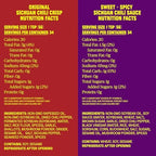 FLYBYJING Original + Sweet & Spicy Sichuan Chili Crisp Oil Duo: Premium Vegan Chili Sauces Good on Noodles, Proteins, Veggies & Everything - Spicy, Savory, Crunchy Hot Sauces, 6oz (Pack of 2)