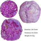 mookaitedecor Angel Aura Quartz Geode Stone Titanium Coated Natural Rock Crystal Cluster Specimen for Reiki Healing Meditation Home Decor 10-35g, Purple