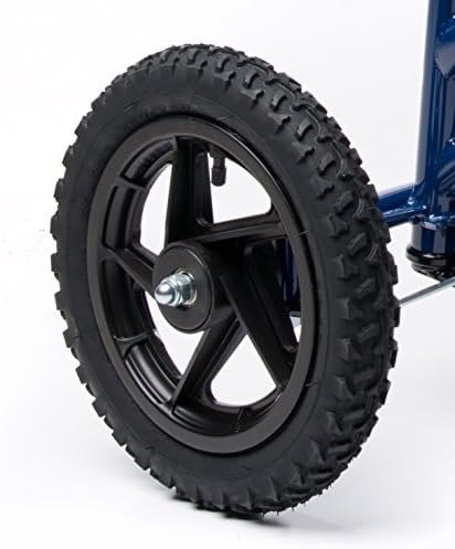 KneeRover Knee Walker 12 inch Replacement Pneumatic Wheel for All Terrain Knee Rover - Knee Scooter Accessory Part Includes Bearings Tire and Tube and Fits KneeRover FUSION, QUAD, PRO, All Terrain