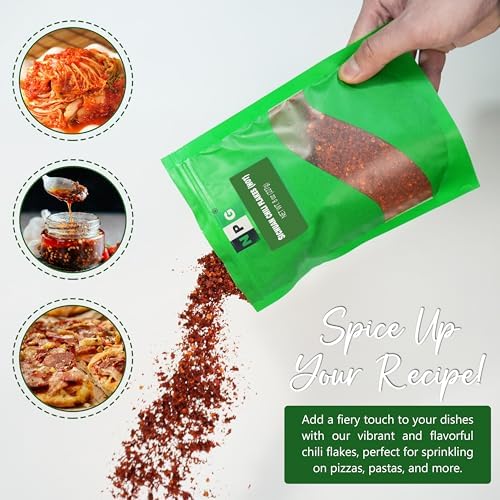NPG Authentic Sichuan Chili Flakes 8 Ounce, Extra Hot, Szechuan Crushed Red Pepper Flake Bulk, Essential Spice Seasoning for Making Kimchi, Chili Oil, Stir-fry, Pizza, Salads, and Tacos