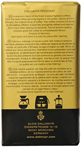 Dallmayr Gourmet Coffee, Prodomo (Ground), 8.8 Ounce (Pack of 3)