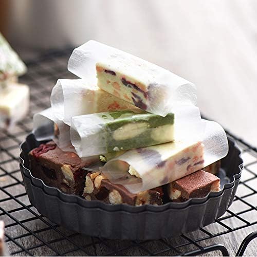 Wafer Paper - Nougats Paper Edible Rice Wafer Paper Handmades Candy Wrapping Sheets 500Pcs