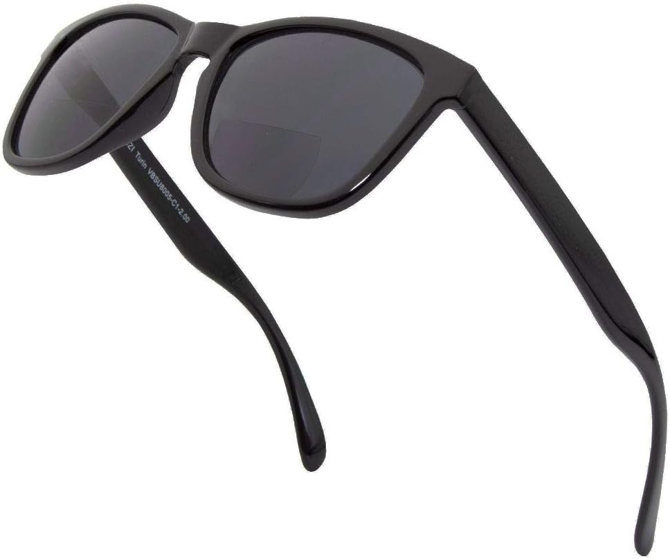 VITENZI Bifocal Sunglasses for Men and Women Retro Reading Sun Tinted Glasses with Readers - Turin