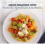 Barilla Mezzi Rigatoni Pasta, 16 oz. Box (Pack of 12) - Non-GMO Pasta Made with Durum Wheat Semolina - Kosher Certified Pasta