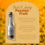 Monin - Passion Fruit Purée | Premium Purée for Cocktails, Smoothies & More | Clean Label with No Artificial Flavors, No Artificial Preservatives (Plastic Bottle, 1 Liter)