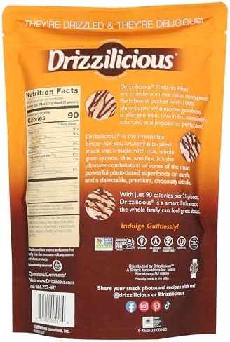 DRIZZILICIOUS S'more's Bites Mini Rice Cakes, 4 OZ