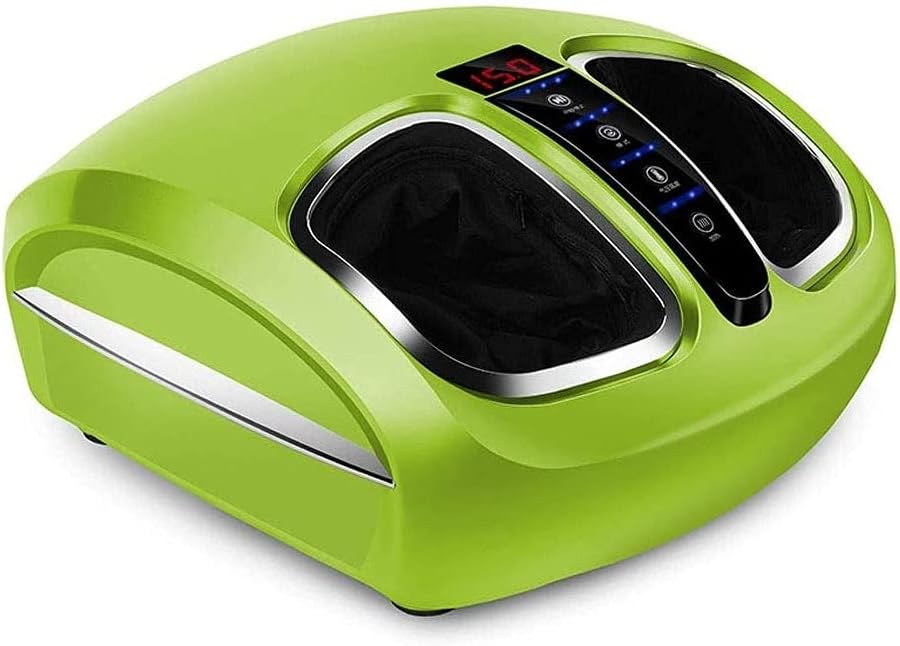 Foot Massager with Heat, Electric Shiatsu Foot Massager with Deep Rolling Kneading Massage, Air Compression, Relieve Foot Pain from Plantar Fasciitis, Suitable for Home & Office