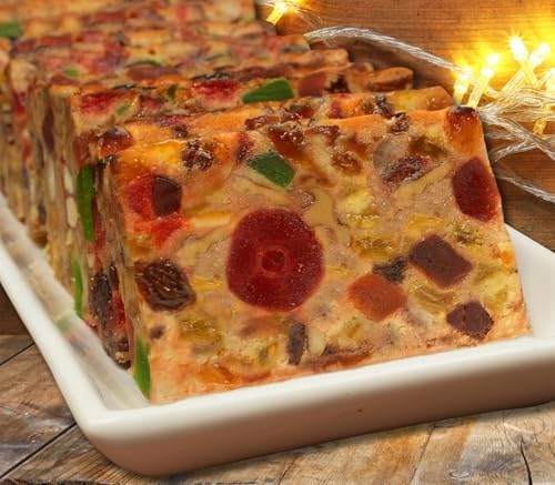Claxton Fruit Cake – 3-1 Lb. Regular Recipe | Old Fashioned Holiday Fruitcake Packed in our Traditional Claxton Carton | Famous For Quality And Value For Over 115 Years | 3-Pack