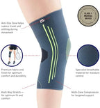 Neo-G Knee Compression Sleeve for Sports - Breathable, Lightweight, Elastic Knee Sleeve for running, Compression Knee Sleeve for knee pain, Meniscus Tear, Sprains, Strains, Injury Recovery - M