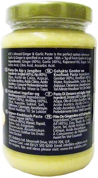 KTC Garlic & Ginger Paste 210g (Pack of 3)