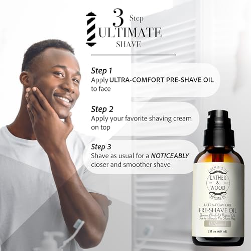Best Pre-Shave Oil, Unscented, Premium Shaving Oil for Effortless Smooth Irritation-free Shave. 2 Oz …