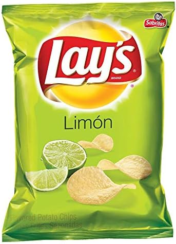 Lay's Limon Potato Chips, 1.5 ounce (64 per pack)