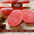 Old Fashioned Hard Candy 14 oz – ANISE Natural Flavor, Bulk, Fresh & Delicious, Sanded Candy Drops (65 pieces), Fat & Gluten Free