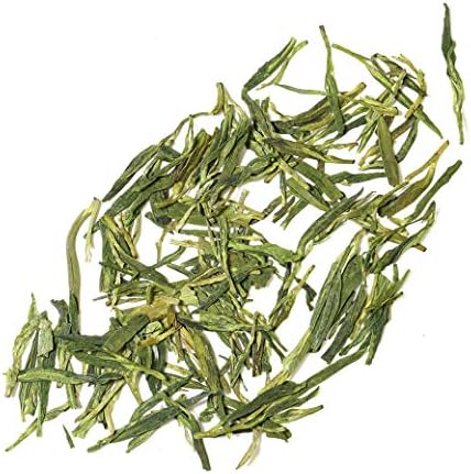 GOARTEA Bai Cha Long Jing Green Tea - 250g / 8.8oz Spring Anji Baicha Longjing - White Dragon Well Chinese Green Tea Loose Leaf