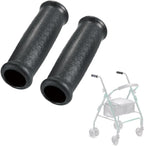 Crutch Hand Grips for Rollator Walker Replacement - Elderly & Disabled Patient Handgrips Accessories, 1", 2 Pcs
