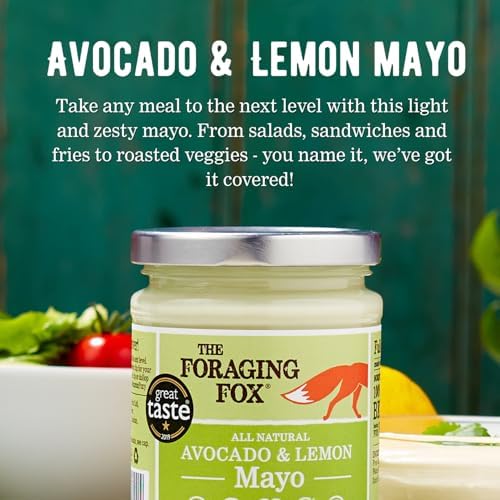 Foraging Fox Natural Mayonnaise - Avocado and Lemon Flavour