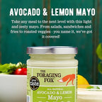 Foraging Fox Natural Mayonnaise - Avocado and Lemon Flavour