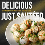 Frozen Scallops（Wild Caught Sea Scallops, Frozen scallops provided by a company called Kyuichi Corporation in Hokkaido, Japan.） (2.2Pounds)