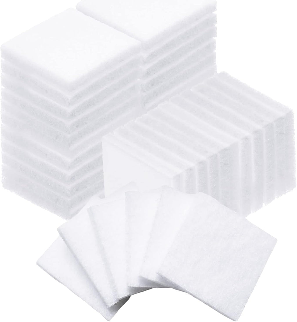 100 Pcs Square Humidifier Essential Oil Pads, 1×0.12 Unscented Replacement Aroma Refill Pads White for Simply Diffusers Home Electronic Equipment Scent Locket Plug-in Accessories