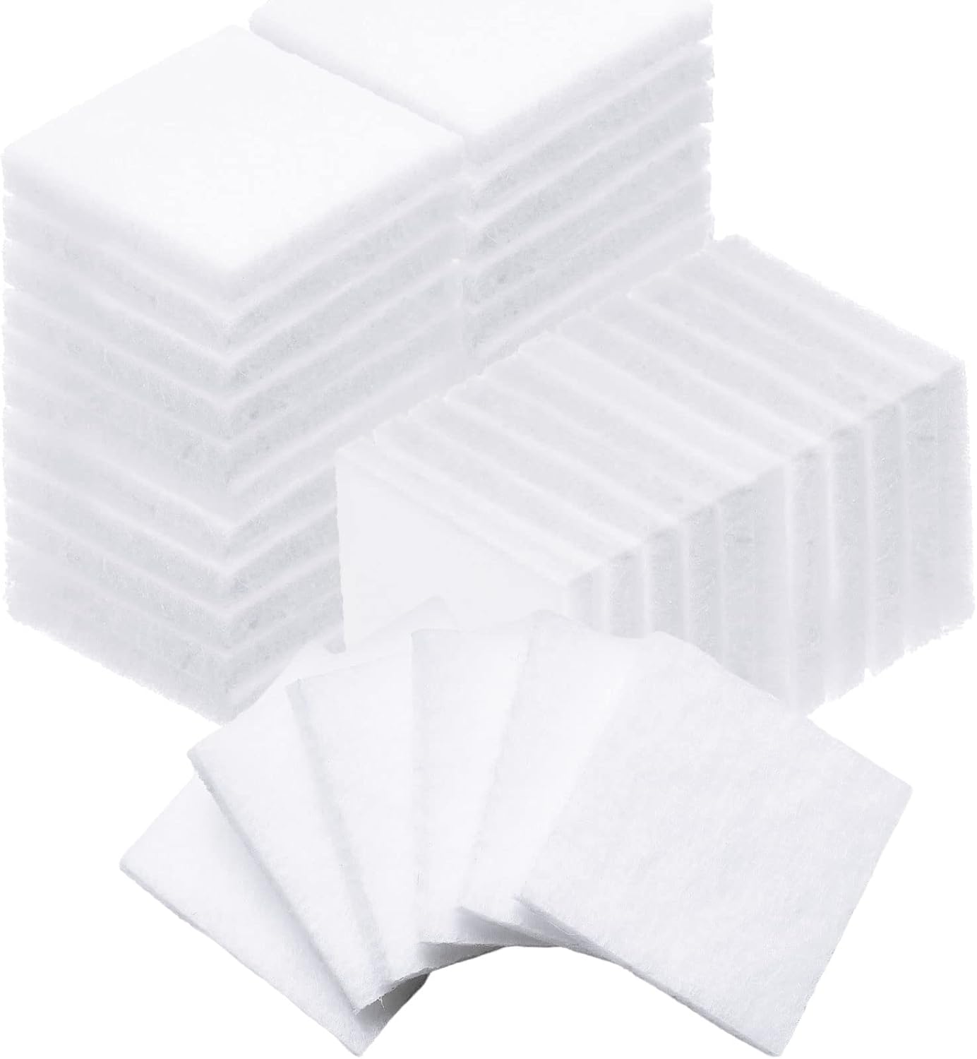 100 Pcs Square Humidifier Essential Oil Pads, 1×0.12 Unscented Replacement Aroma Refill Pads White for Simply Diffusers Home Electronic Equipment Scent Locket Plug-in Accessories