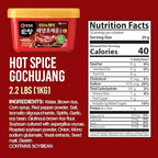 O’Food Gochujang – Korean Red Chili Paste [Hot | 2.2 lb (1kg) ] Spicy & Sweet Savory Fermented Sauce | Gluten-Free | No Corn Syrup | Great for Bibimbap, Marinades, Stews & BBQ