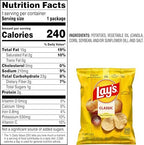 Lay's Potato Chips, Classic, 1.5 Ounce (Pack of 64)