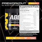 All Black Everything Pre-Workout Powder | Preworkout Energy Drink Mix | 350mg Caffeine | Beta Alanine & Citrulline | Energy Supplement for Men & Women | Tropical Vibes | 30 Servings