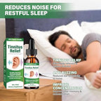 Tinnitus Relief for Ringing Ears, Natural Tinnitus Relief Drop, Formulated to Help Minimize Ear Noise & Support Auditory Health for Men & Women