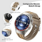 22mm Silicone Sport Band Compatible with Huawei Watch GT6 Pro 46mm, Waterproof Flexible Replacement Straps for Huawei Watch GT6 Pro