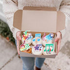 60 Pack Edible Music Notes Cupcake Toppers Wafer Paper Saxophone Cupcake Picks Vinyl Record Cake Decorations for Retro Rock and Roll Music Theme Baby Shower Birthday Party Supplies