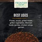 Frontier Co-op Chili Peppers Crushed, Jalapeno Flakes, Green, Certified Organic, Kosher | 1 lb. Bulk Bag | Capsicum annuum