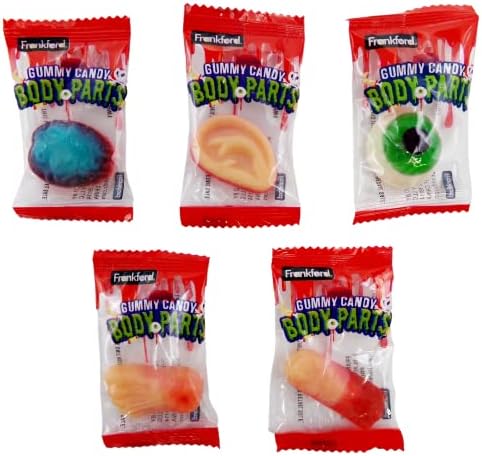 Frankford Halloween Gummy Candy Body Parts (50 Count)