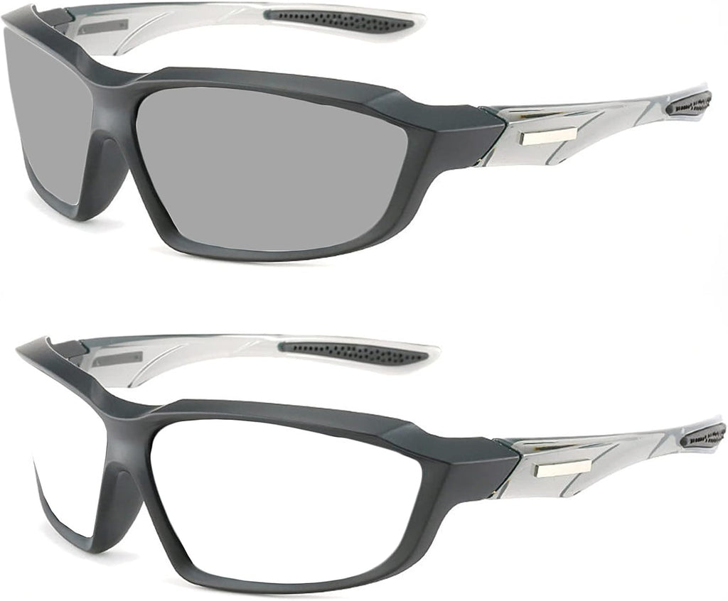 Wrap Around Transition Photochromic Reading Glasses Men Women Outdoor Men's Hyperopia Presbyopia Sports Sunglasses Reader