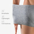 10 Pack Disposable Cotton Men Underwear for Travel Fitness Swimming Hotel Spa Hospital Stay Grey