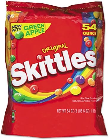 Skittles Vegan Chewy Sweets Fruit Flavoured Pouch Bag 136g