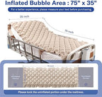 Alcedo Alternating Air Pressure Mattress Pad for Bed Sore and Ulcer Prevention, Hospital & Home Use Medical Mattress Topper for Bedridden Patient, Adjustable Ultra Quiet Pump and Waterproof Cushion