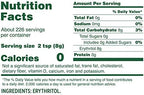 WHOLE EARTH 100% Erythritol Zero Calorie Plant-Based Sugar Alternative, 4 Pound Pouch (Packaging May Vary )