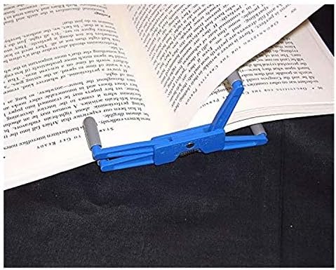 Portable Book Page Holder for Hands Free Reading in Bed, on The Go, on The Treadmill & Exercise Bike - Works on Hardcovers, Paperbacks, Magazines, and Comic, Art, Piano and Recipe Books