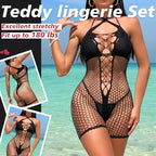 Sexy Lingerie for Women Naughty Fishnet Lingerie Set Bodysuit Outfits Erotic Sheer Mesh Teddies
