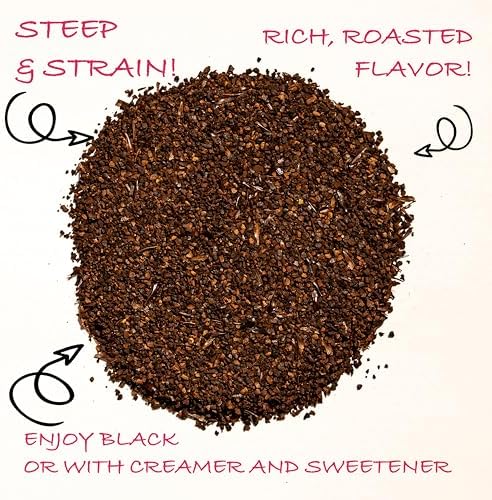 Worldwide Botanicals Organic Barley, Dark Roast – 1 lb –Italy’s Orzo, their Favorite Caffeine-Free Coffee Alternative – Brew Like Coffee – Acid Free, Kosher, Ground, 16 ounces