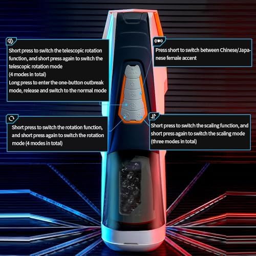 JITEM Portable Tool Fully Automatic Fitness Training Tool, Intelligent Telescopic Rotation, Multi-Frequency, Durable and Easy to Clean, size