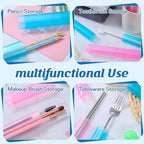 Jeyiour 120 Pcs Travel Toothbrush Holder Bulk Multiple Portable Toothbrush Case Storage Plastic Breathable Toothbrush Travel Containers for Trip Camping Home Outdoor(Classic Style)