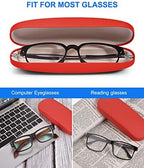 RayLove Unisex Hard Shell Eyeglasses Cases, Protective Case For Glasses
