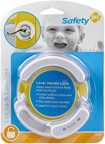 Safety 1st Lever Handle Lock, Off-White/Cream Color
