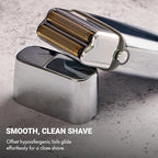 BaBylissPRO METALFX Double Foil Shaver, Handheld Electric Razor for Travel, Portable Cordless Close Face Shaver for Head, Beard, & Neck