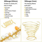 BENECREAT 20 Gauge 770FT Aluminum Wire Anodized Jewelry Craft Making Beading Floral Colored Aluminum Craft Wire - Green