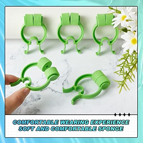 Fabbay 8 Pcs Stop Nosebleeds Clip Nose Bleed Stopper Nasal Clip for Adult Emergency Accident, Blue and Green
